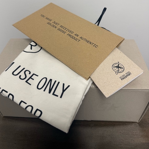 Golden Goose White and Silver Star Sneakers - Picture 12 of 16